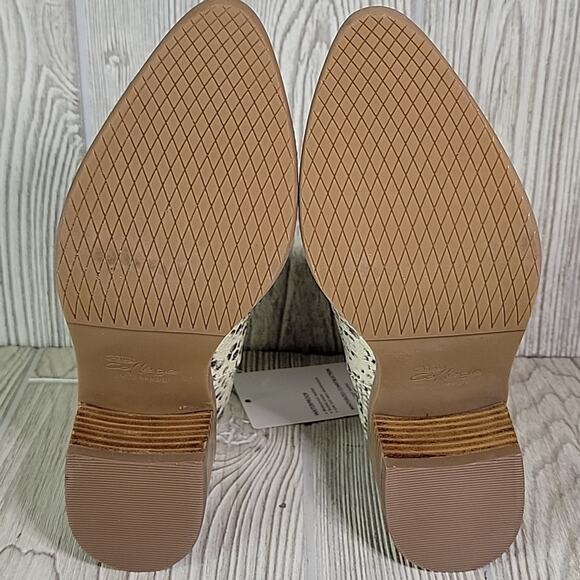 Aqua College Emily Natural Snakeprint Leather Waterproof Ankle Boot Womens 6 NEW - Picture 8 of 15